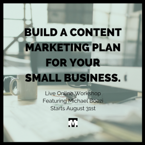 Content Marketing, Inbound Marketing, Social Media Marketing, Marketing, Online course, Online Workshop, Business, Strategy, Content Strategy