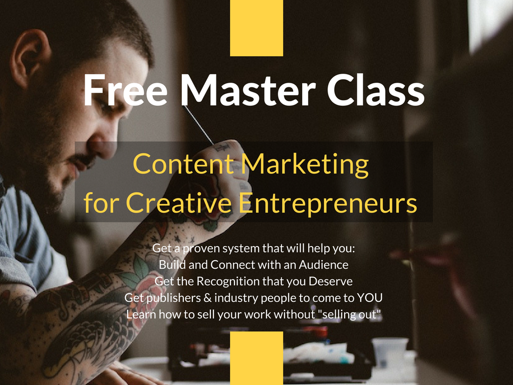 Live Training – Content Marketing for Creative Entrepreneurs