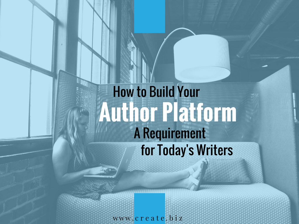 An overview of how to create your writer platform with a website, blog, social media, and email strategy.