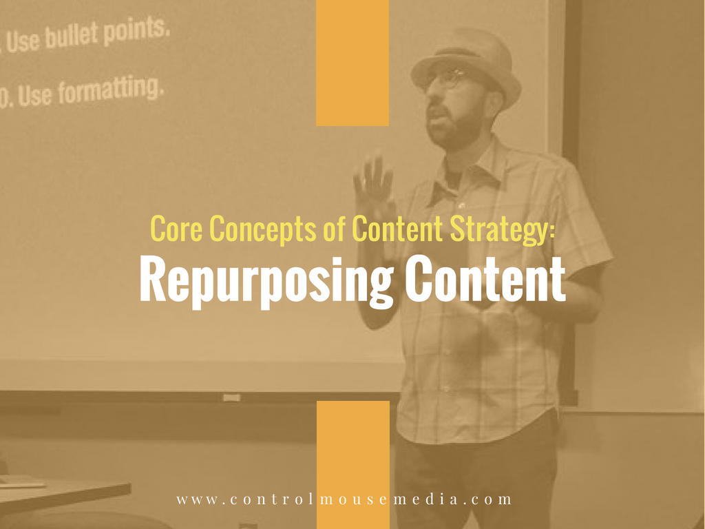 Learn the basics of repurposing content for small business in this online course from Michael Boezi, Owner and Managing Director of Control Mouse Media, LLC.